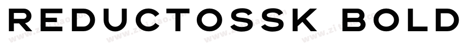 ReductoSSK Bold字体转换